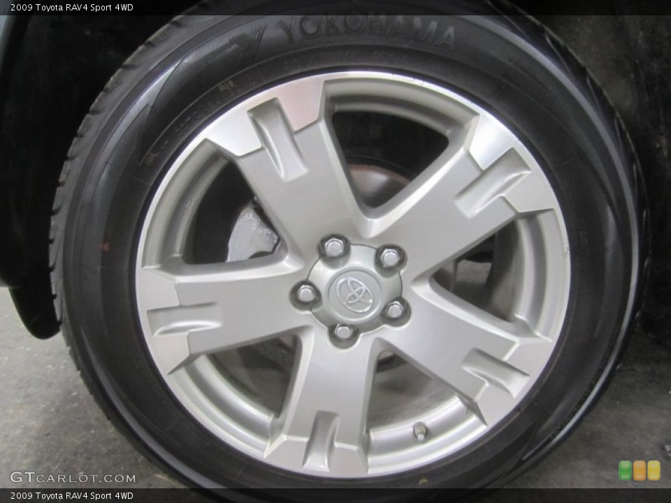2009 Toyota RAV4 Sport 4WD Wheel and Tire Photo #51380089