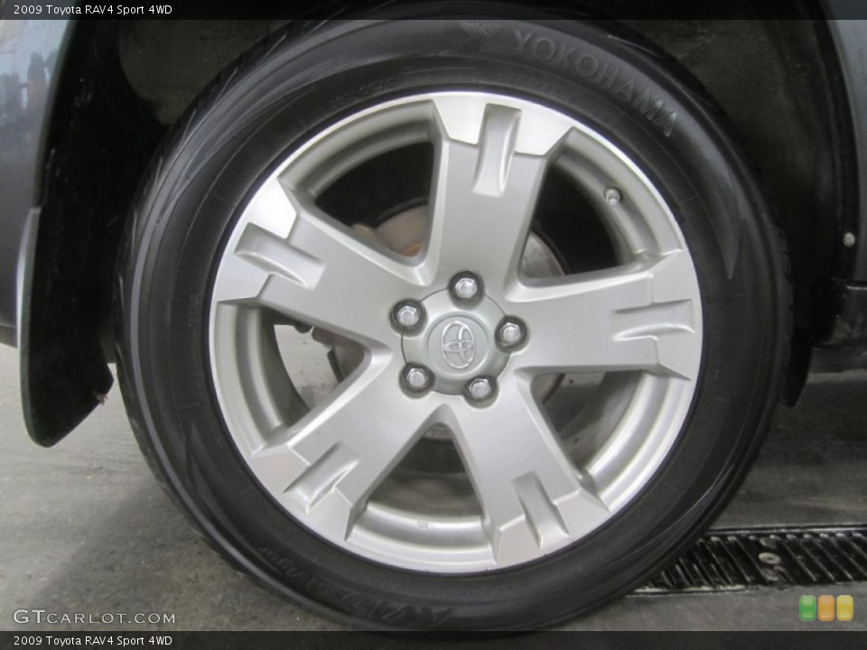 2009 Toyota RAV4 Sport 4WD Wheel and Tire Photo #51380224