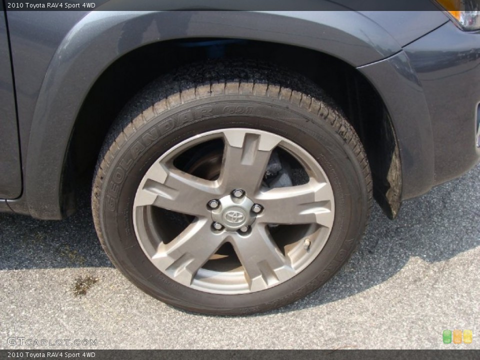 2010 Toyota RAV4 Sport 4WD Wheel and Tire Photo #51382456