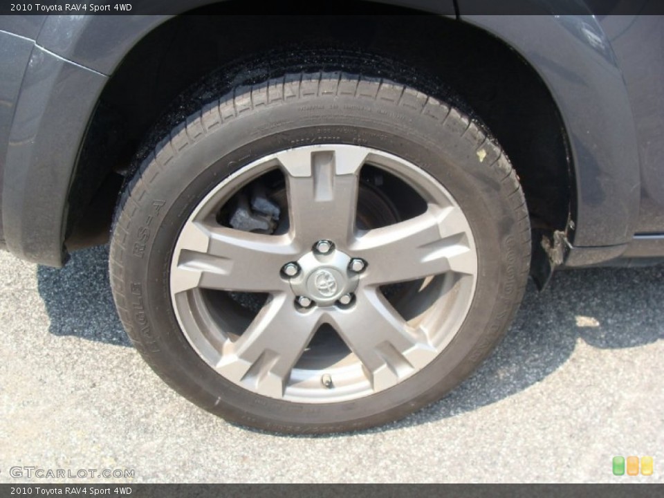 2010 Toyota RAV4 Sport 4WD Wheel and Tire Photo #51382468