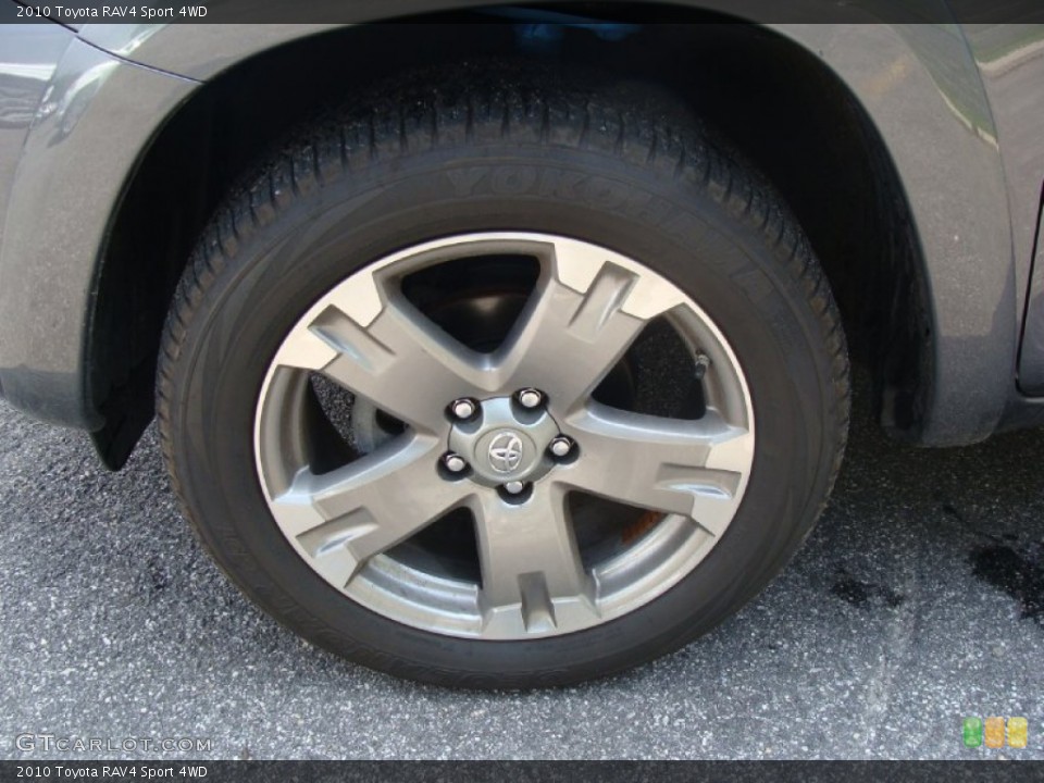 2010 Toyota RAV4 Sport 4WD Wheel and Tire Photo #51382495