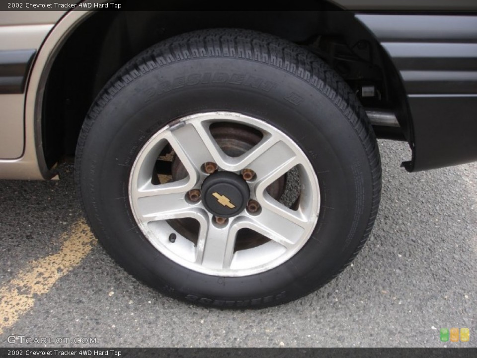 2002 Chevrolet Tracker 4WD Hard Top Wheel and Tire Photo #51383938