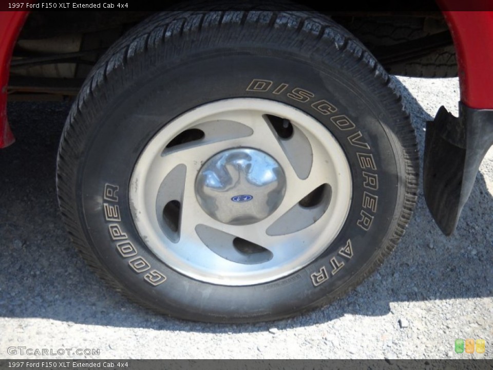 1997 Ford F150 XLT Extended Cab 4x4 Wheel and Tire Photo #51392315