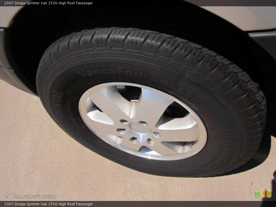 2007 Dodge Sprinter Van 2500 High Roof Passenger Wheel and Tire Photo #51392954