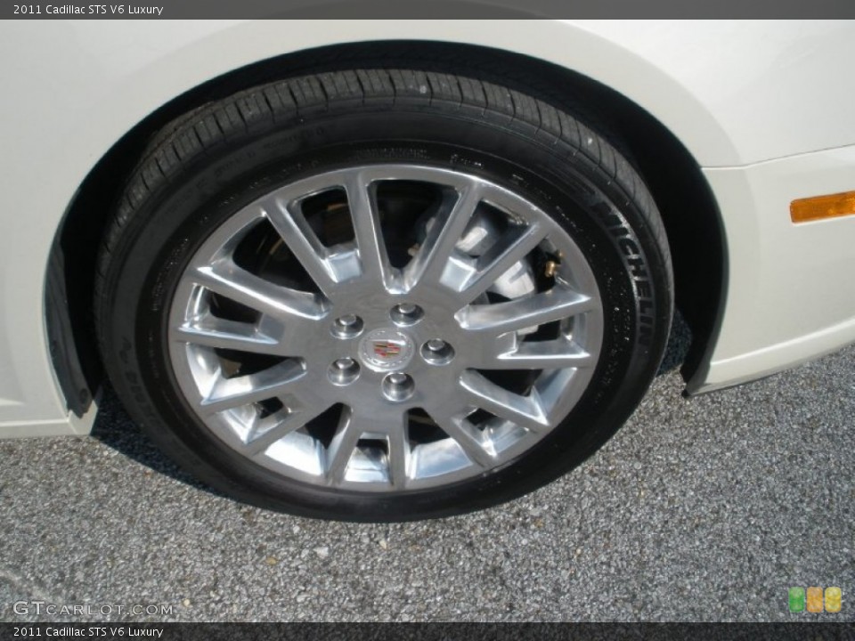 2011 Cadillac STS V6 Luxury Wheel and Tire Photo #51401282
