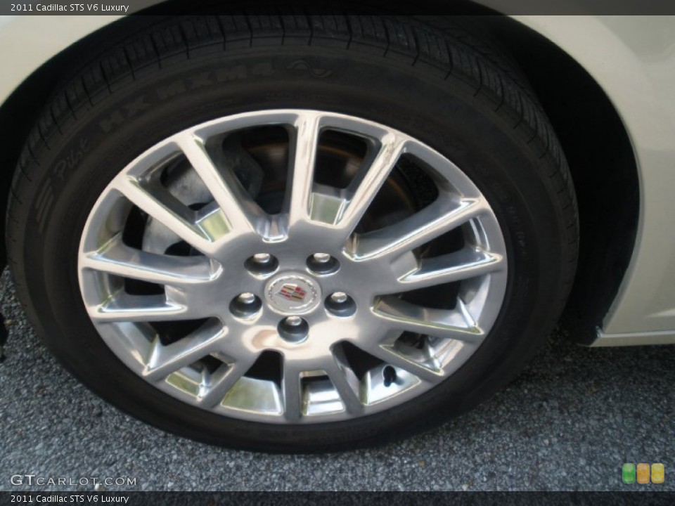 2011 Cadillac STS V6 Luxury Wheel and Tire Photo #51401312