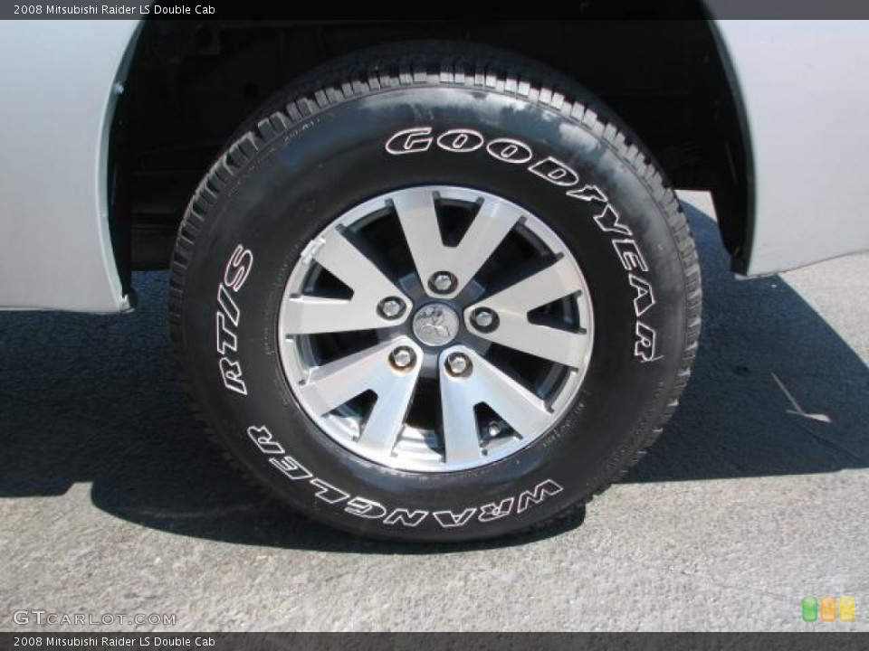 2008 Mitsubishi Raider LS Double Cab Wheel and Tire Photo #51403154