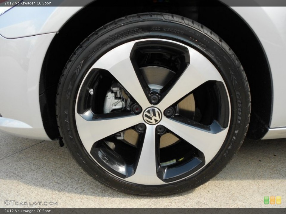 2012 Volkswagen CC Sport Wheel and Tire Photo #51405264