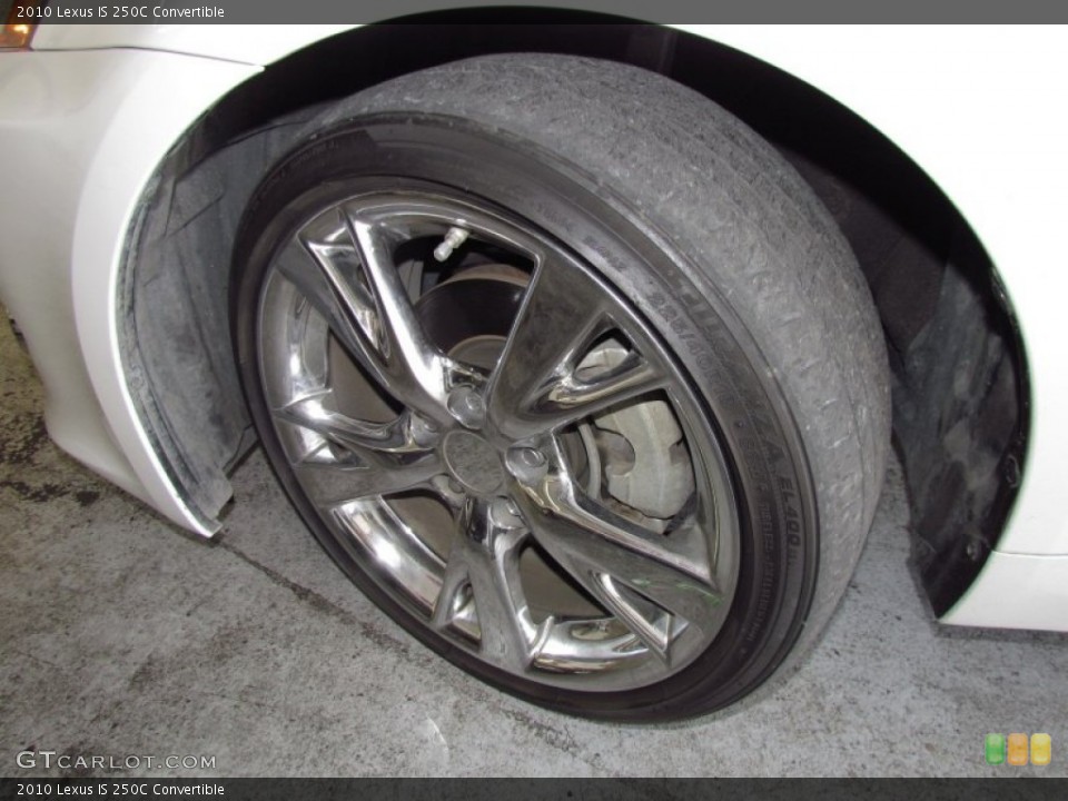 2010 Lexus IS 250C Convertible Wheel and Tire Photo #51409353