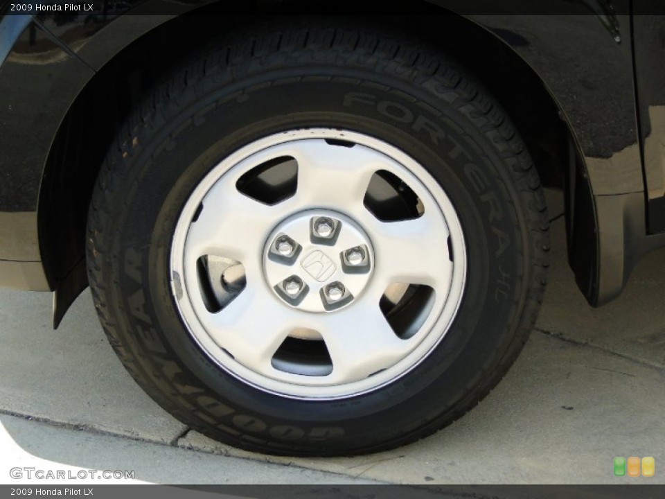 2009 Honda Pilot LX Wheel and Tire Photo #51426699