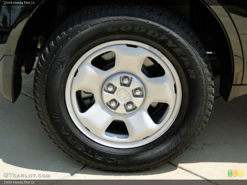 2009 Honda Pilot LX Wheel and Tire Photo #51426729
