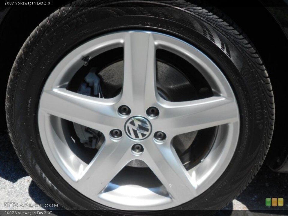 2007 Volkswagen Eos 2.0T Wheel and Tire Photo #51430170