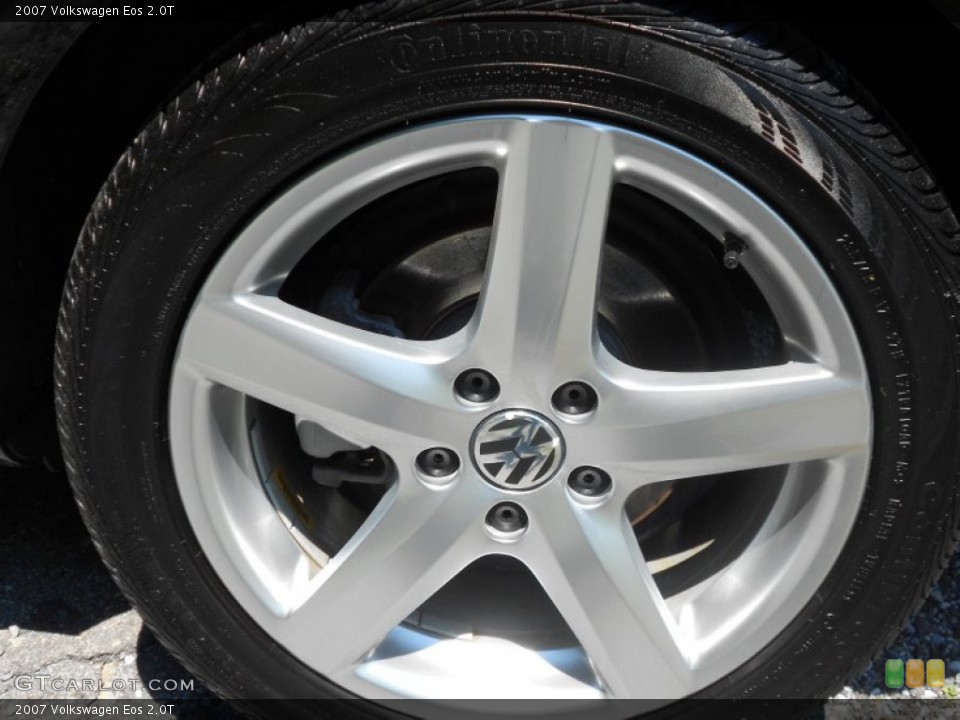 2007 Volkswagen Eos 2.0T Wheel and Tire Photo #51430185