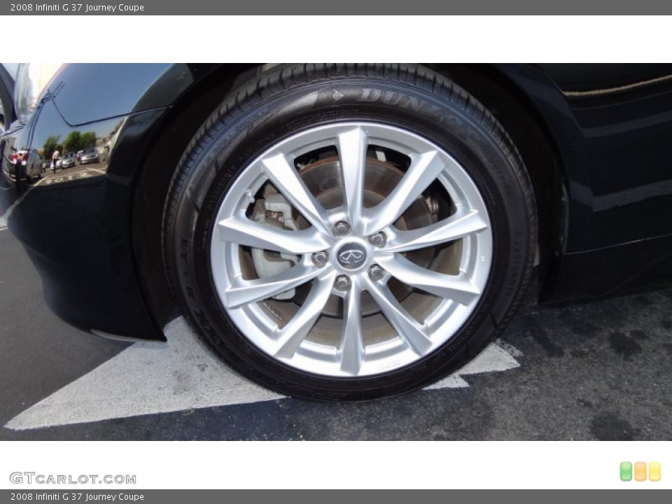 2008 Infiniti G 37 Journey Coupe Wheel and Tire Photo #51430521