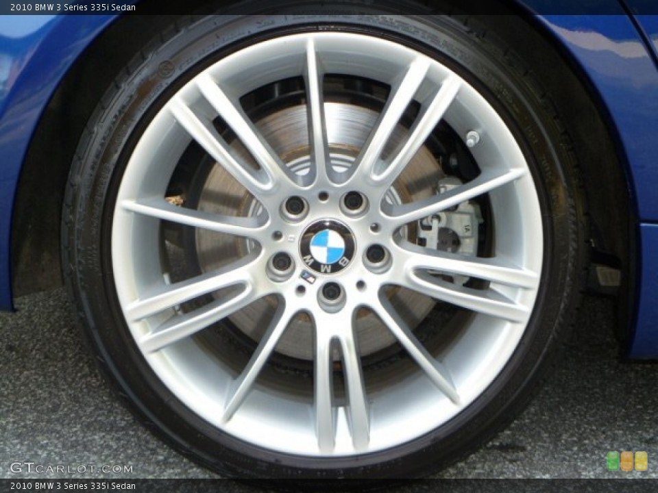 2010 BMW 3 Series 335i Sedan Wheel and Tire Photo #51436074