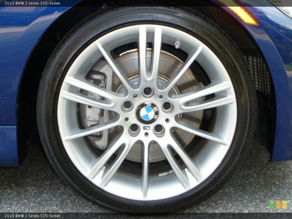 2010 BMW 3 Series 335i Sedan Wheel and Tire Photo #51436089