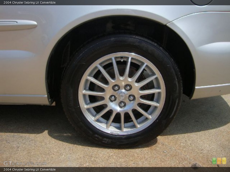 2004 Chrysler Sebring LX Convertible Wheel and Tire Photo #51443637