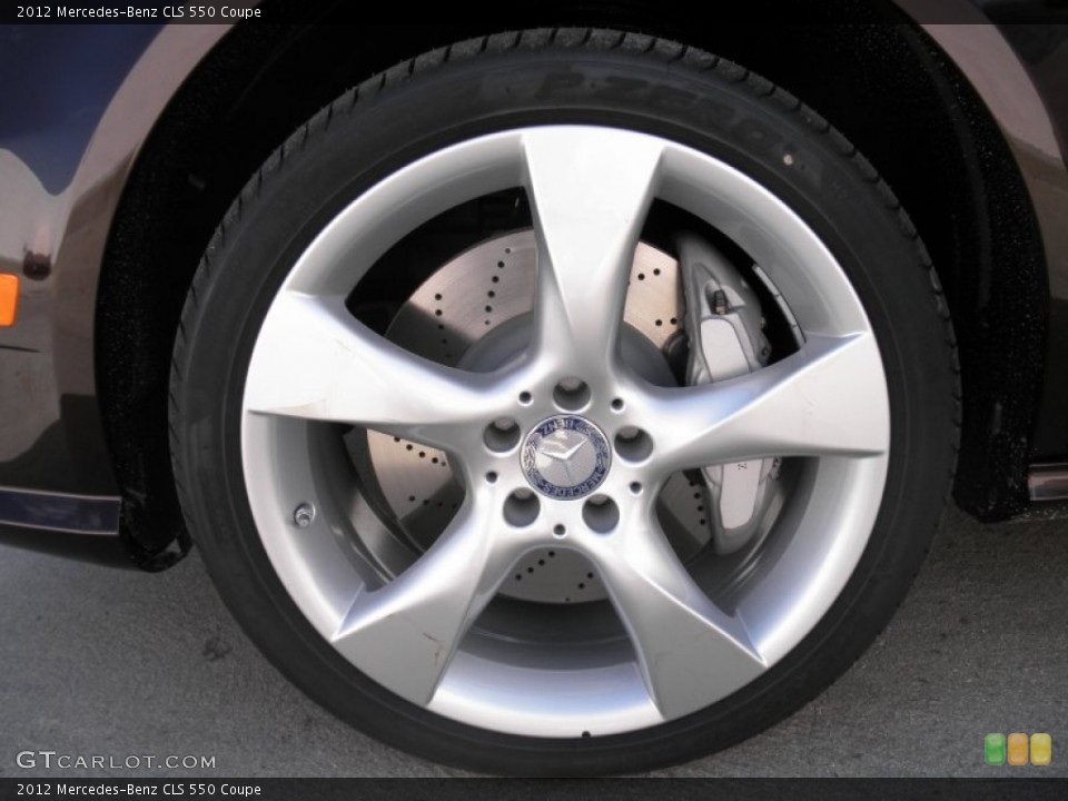 2012 Mercedes-Benz CLS 550 Coupe Wheel and Tire Photo #51448602