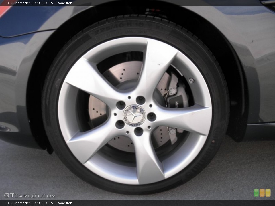 2012 Mercedes-Benz SLK 350 Roadster Wheel and Tire Photo #51448755