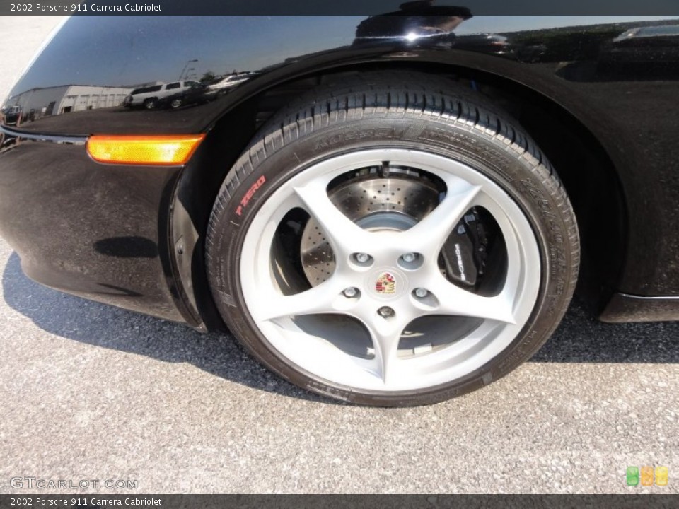 2002 Porsche 911 Carrera Cabriolet Wheel and Tire Photo #51449193