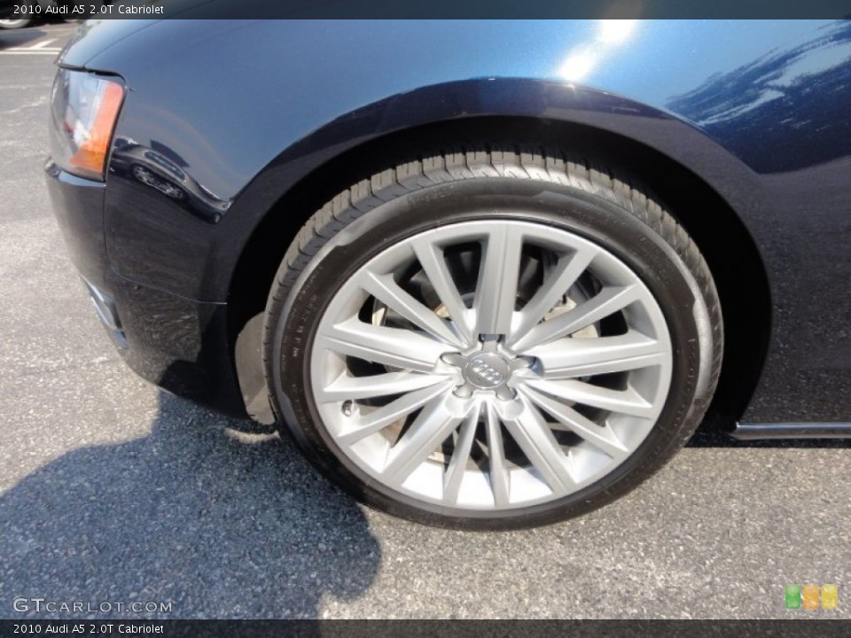 2010 Audi A5 2.0T Cabriolet Wheel and Tire Photo #51449802