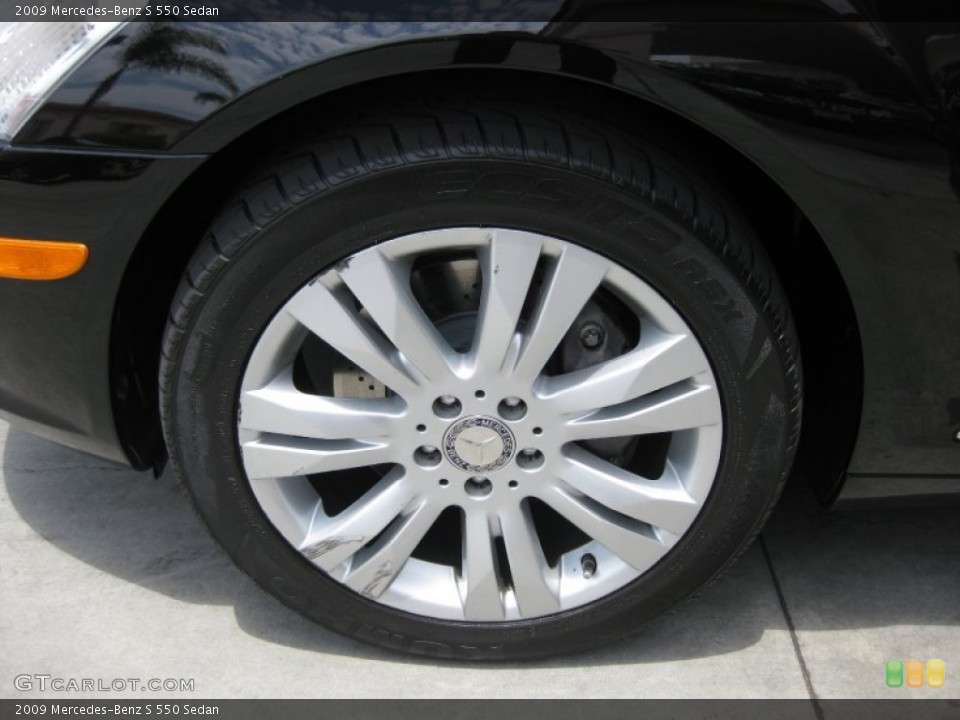 2009 Mercedes-Benz S 550 Sedan Wheel and Tire Photo #51450042