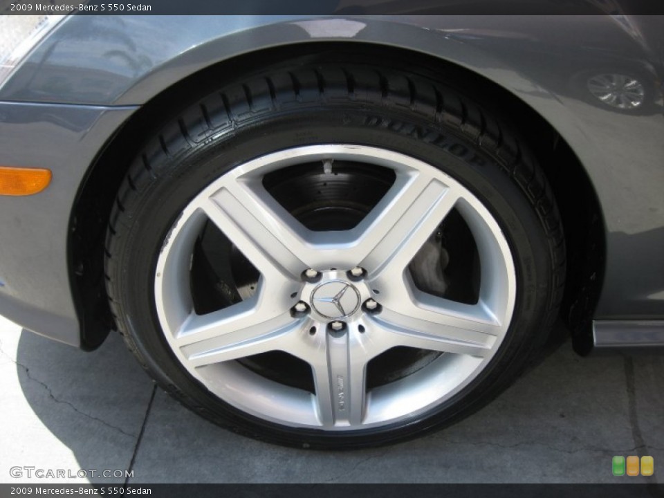 2009 Mercedes-Benz S 550 Sedan Wheel and Tire Photo #51451158