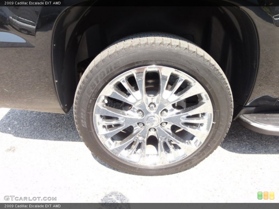 2009 Cadillac Escalade EXT AWD Wheel and Tire Photo #51451281