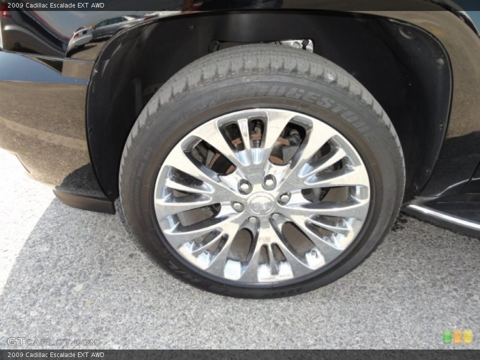 2009 Cadillac Escalade EXT AWD Wheel and Tire Photo #51451389