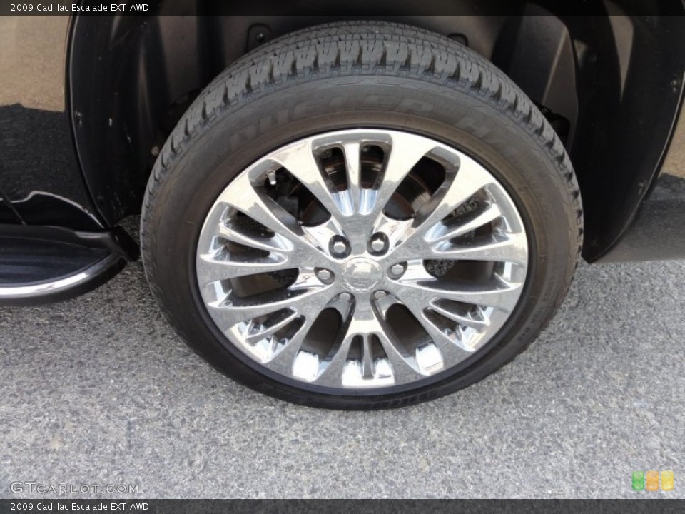 2009 Cadillac Escalade EXT AWD Wheel and Tire Photo #51451404