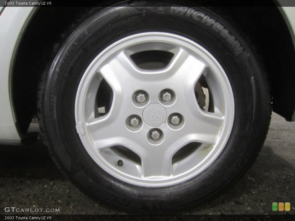 2003 Toyota Camry LE V6 Wheel and Tire Photo #51455754