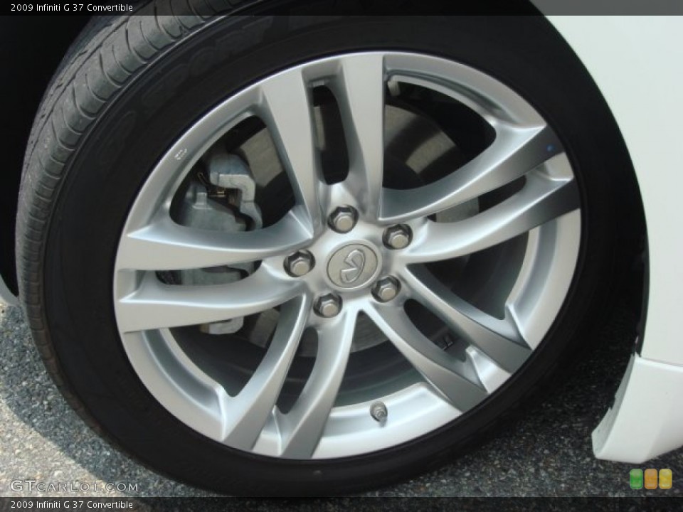 2009 Infiniti G 37 Convertible Wheel and Tire Photo #51463122