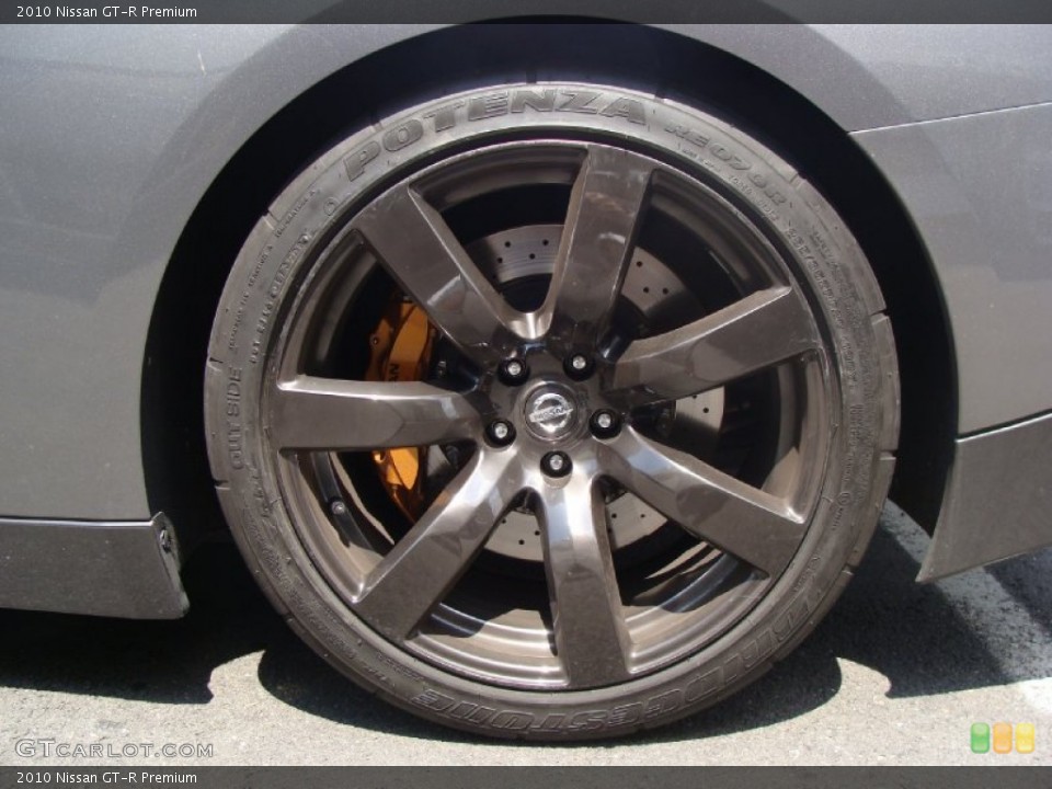 2010 Nissan GT-R Premium Wheel and Tire Photo #51465651