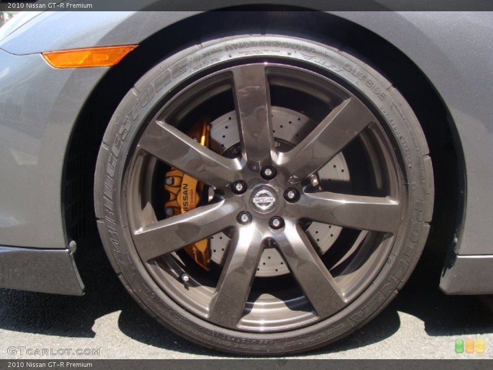 2010 Nissan GT-R Premium Wheel and Tire Photo #51465675