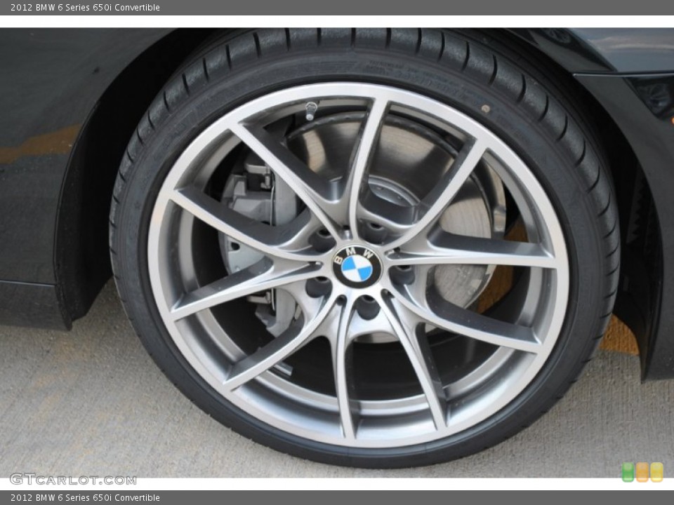 2012 BMW 6 Series 650i Convertible Wheel and Tire Photo #51472032