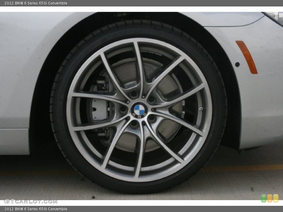 2012 BMW 6 Series 650i Convertible Wheel and Tire Photo #51472251