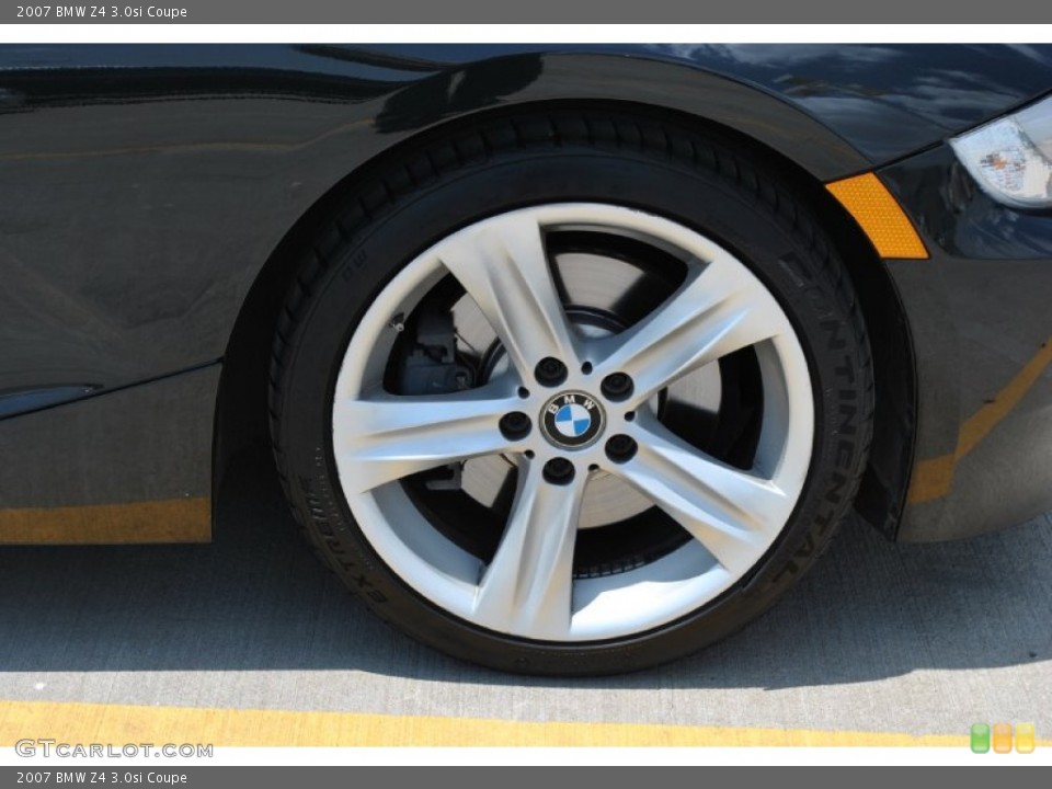 2007 BMW Z4 3.0si Coupe Wheel and Tire Photo #51474852