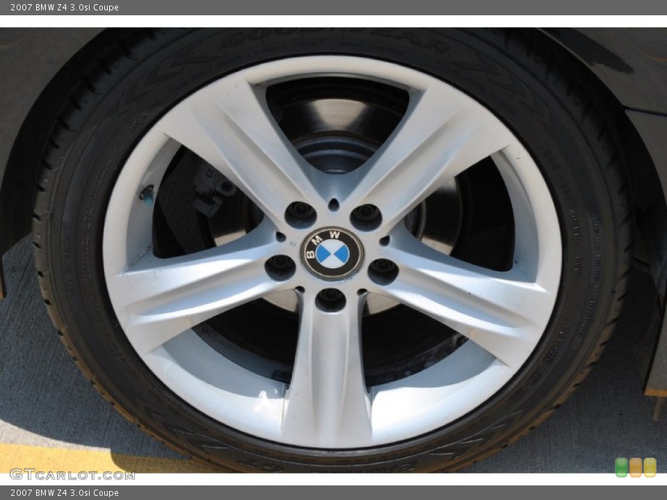 2007 BMW Z4 3.0si Coupe Wheel and Tire Photo #51474873