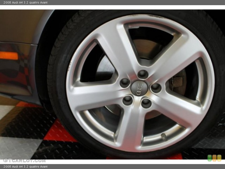 2008 Audi A4 3.2 quattro Avant Wheel and Tire Photo #51477696