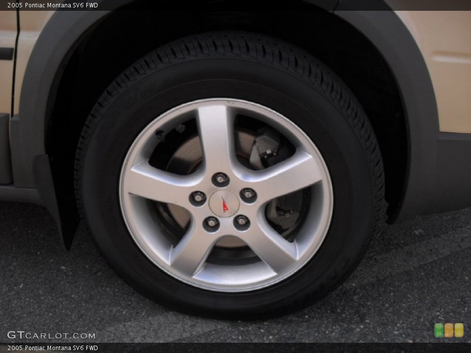 2005 Pontiac Montana SV6 FWD Wheel and Tire Photo #51481219