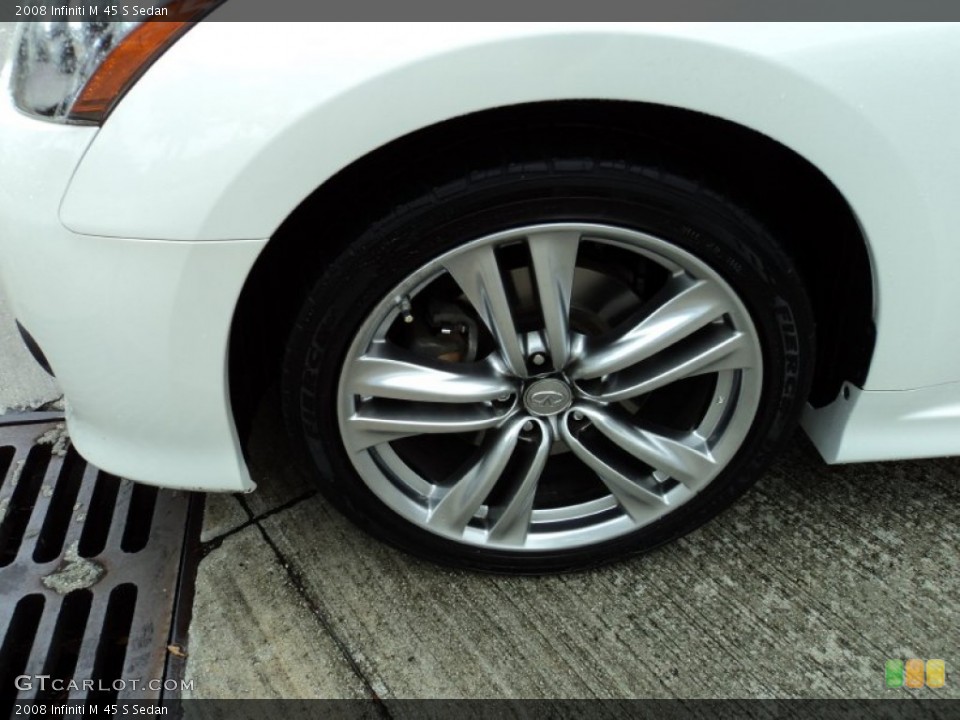 2008 Infiniti M 45 S Sedan Wheel and Tire Photo #51489043