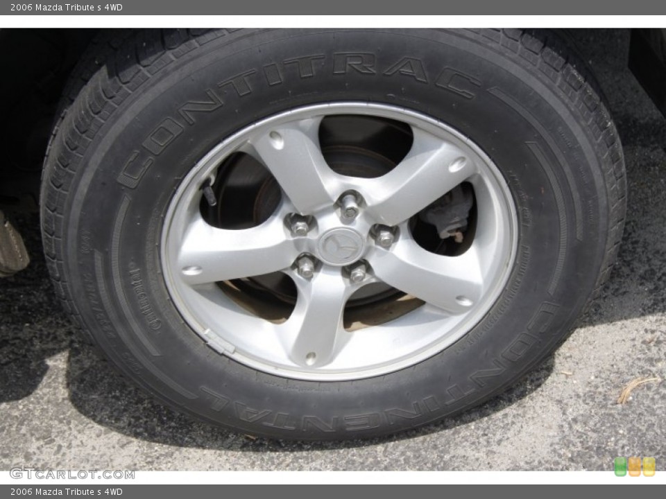 2006 Mazda Tribute s 4WD Wheel and Tire Photo #51494620