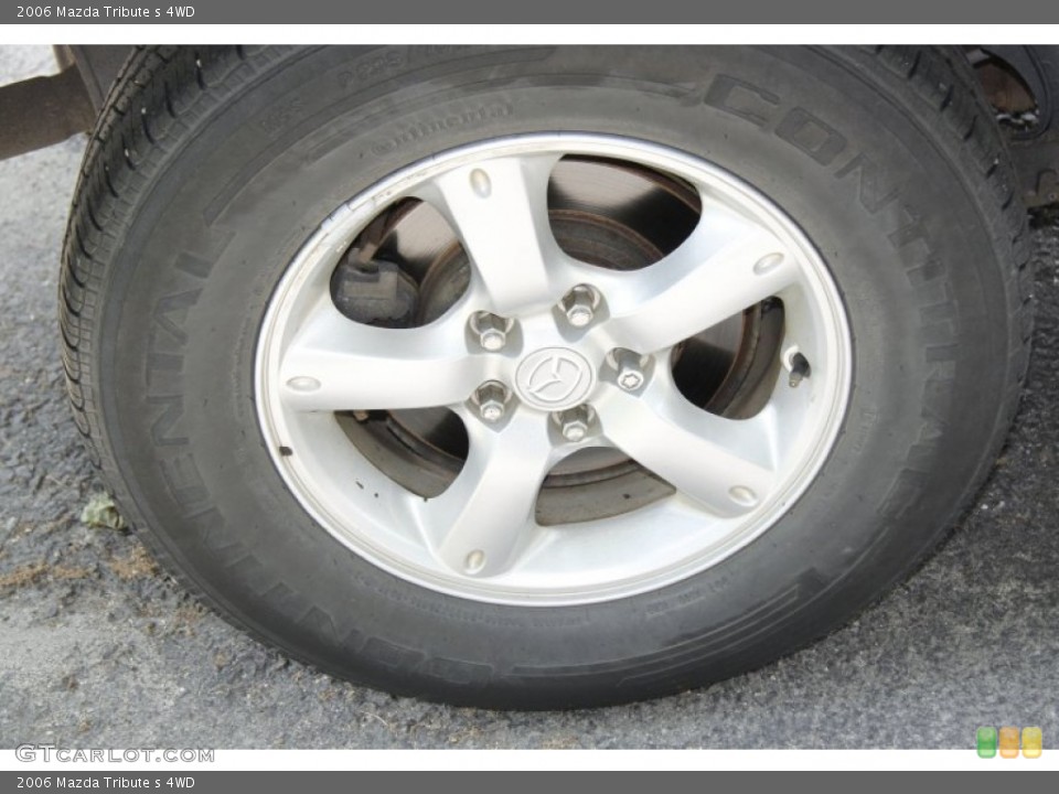2006 Mazda Tribute s 4WD Wheel and Tire Photo #51494647