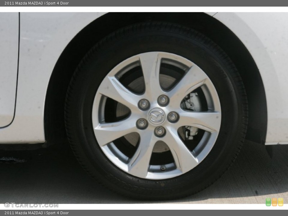 2011 Mazda MAZDA3 i Sport 4 Door Wheel and Tire Photo #51500059