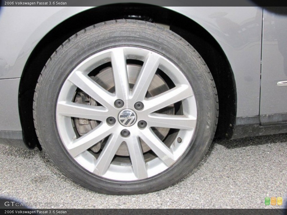 2006 Volkswagen Passat 3.6 Sedan Wheel and Tire Photo #51503695