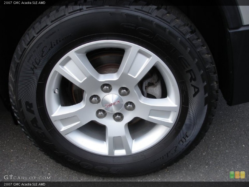 2007 GMC Acadia SLE AWD Wheel and Tire Photo #51506227