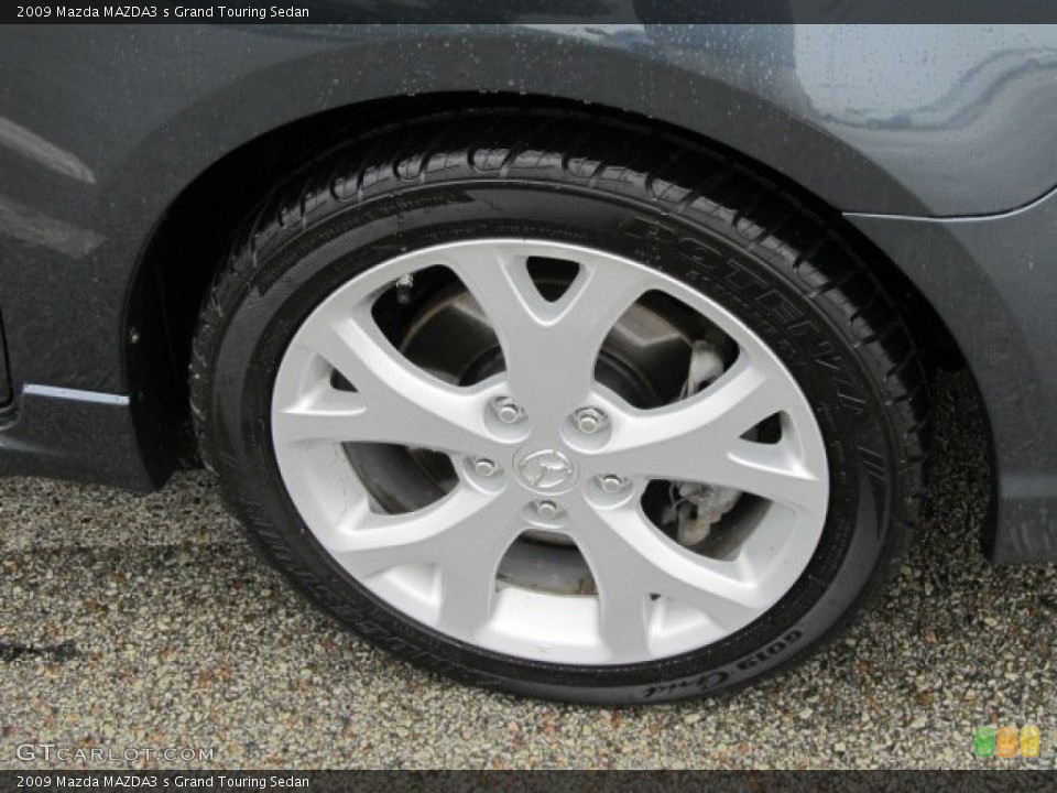 2009 Mazda MAZDA3 s Grand Touring Sedan Wheel and Tire Photo #51510148