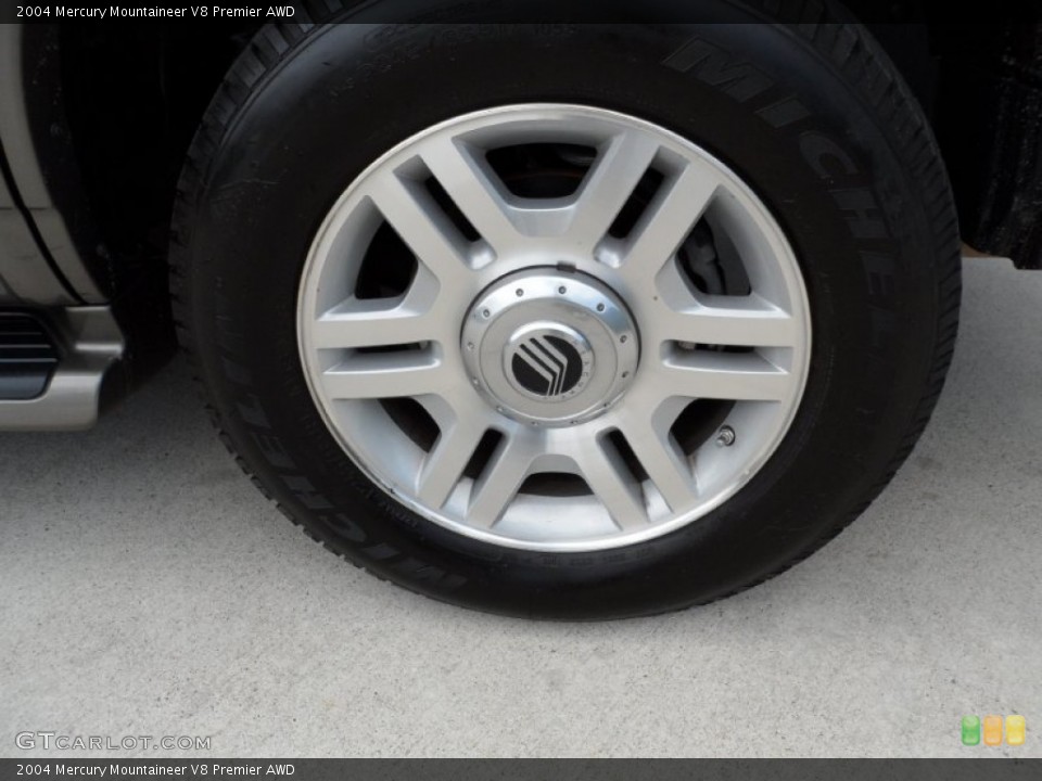 2004 Mercury Mountaineer V8 Premier AWD Wheel and Tire Photo #51510304