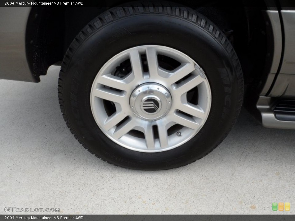 2004 Mercury Mountaineer V8 Premier AWD Wheel and Tire Photo #51510319