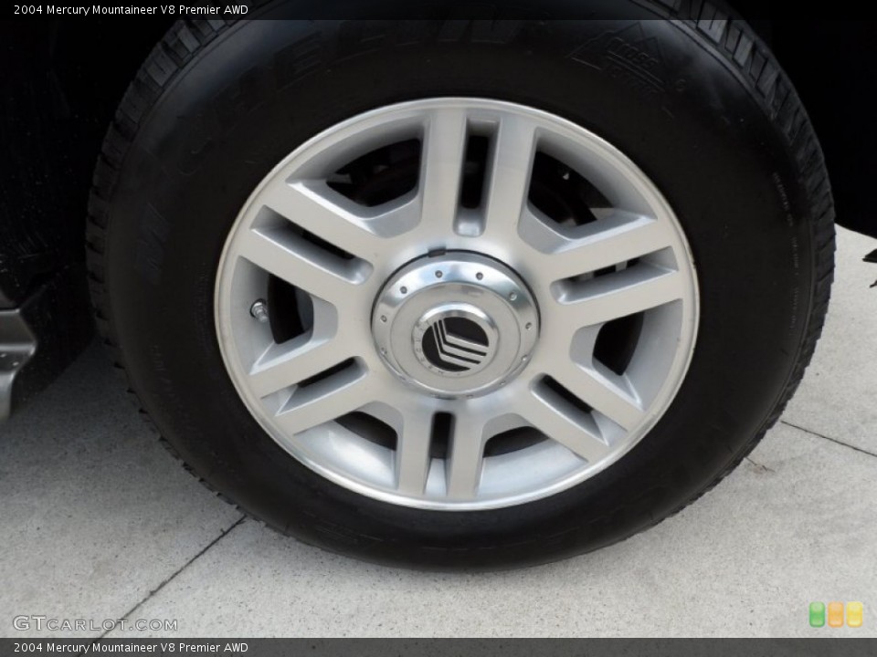 2004 Mercury Mountaineer V8 Premier AWD Wheel and Tire Photo #51510334